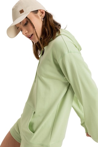 Felpa con cappuccio - Verde chiaro - Roxy