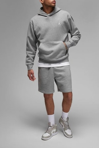 Felpa in pile con cappuccio - Grigio melange - Jordan