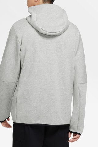 Felpa con cappuccio Nike Sportswear Tech Fleece - Grigio melange