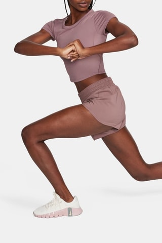 Shorts a vita alta - Rosa - Nike