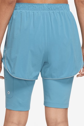 Short 2-en-1 de running taille haute - Ciel - Nike