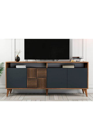 Buffet 4 portes - 180 x 35 x 78,6 cm