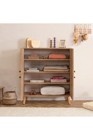 Meuble de rangement 4 portes Multilüx Saka - 95 x 111 x 36 cm