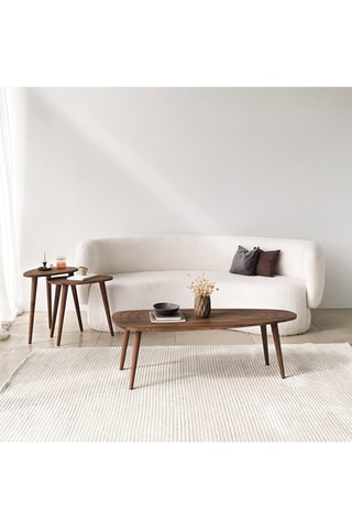 Table basse en bois massif Sweet - 115 x 38 x 50 cm