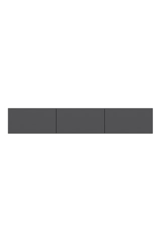 Meuble TV 3 abattants - Anthracite