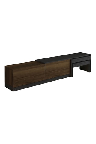 Meuble TV 2 portes - 180 x 36 x 30 cm