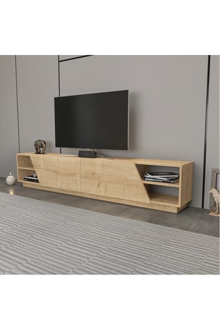 Meuble TV 2 abattants - 240 x 40 x 40 cm