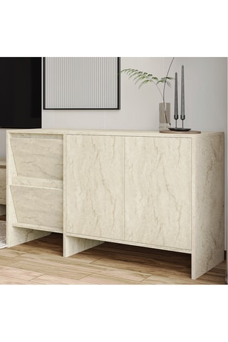 Console 2 portes - 130 x 44 x 81,8 cm