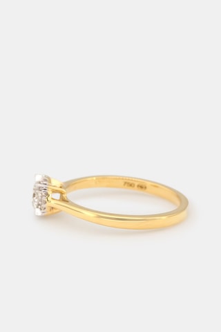 Anel Amoureuse 0,33 - Ouro amarelo e diamantes