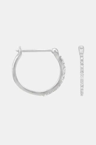 Créoles sublimes  - Or blanc et diamants