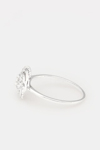 Anel Nébuleuse Ouro branco e diamantes