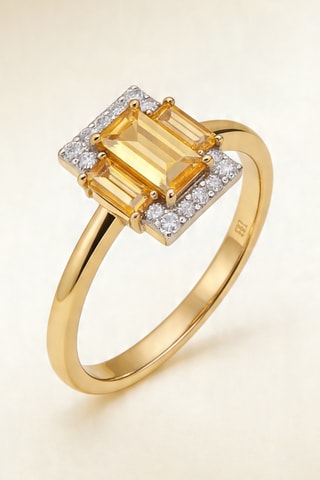 Anel Mon tour complet - Ouro amarelo e diamantes