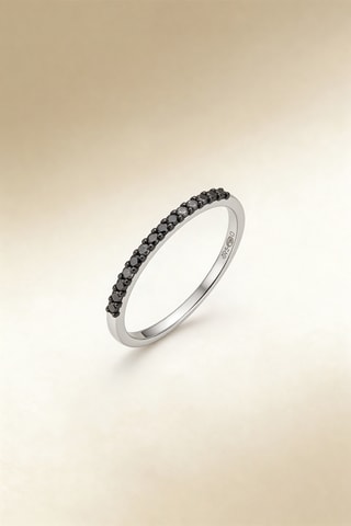 Bague Alliance Sobriété - Or blanc et diamants