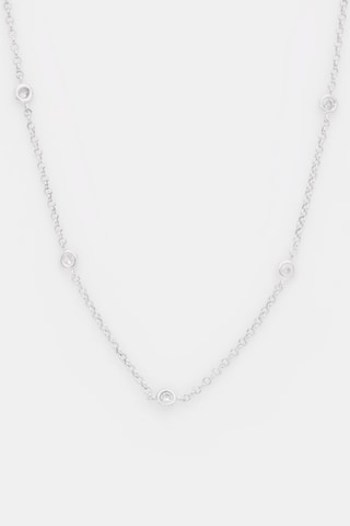 Collier Sunshine - Or blanc et diamants