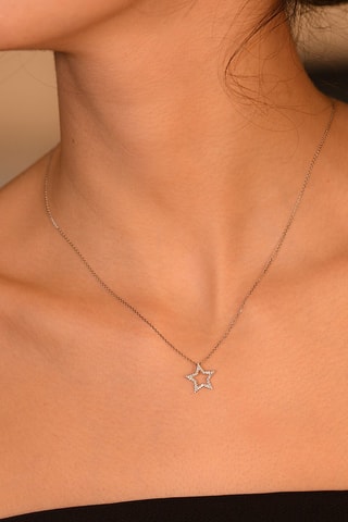 Pendentif Etoiles de mes rêves PM - Or blanc et diamants