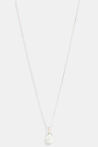 Pendentif Bourgeon - Or blanc, diamant et aventurine
