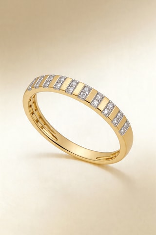 Bague Linéa - Or jaune et diamants