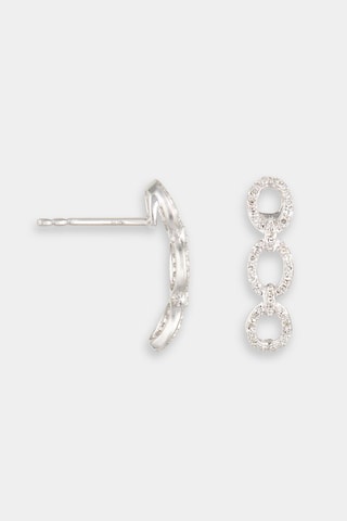 Boucles d'oreilles - Or blanc et diamants