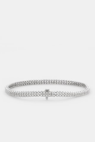 Bracelet Rang - Or blanc et diamants