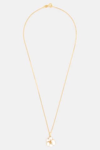 Pendentif Orchidée - Or jaune