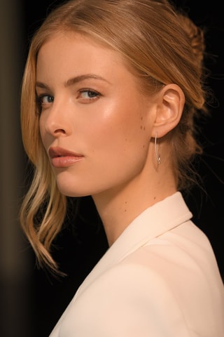 Boucles d'oreilles Lianes précieuses - Or blanc et diamants