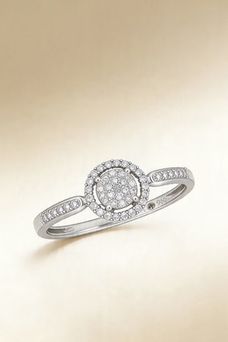 Bague Philomène - Or blanc et diamants
