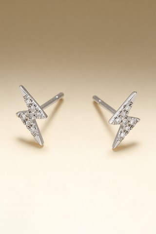 Puces Flash - Or blanc et diamants