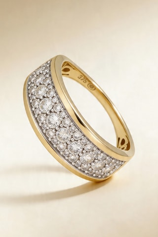 Bague Trishiras - Or jaune et diamants
