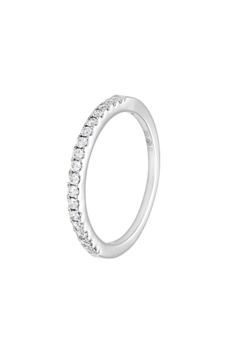 Bague Tour de diamants - Or blanc et diamants