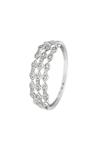 Bague Chemin - Or blanc et diamants