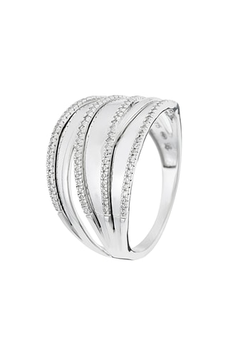 Bague Hélène - Or blanc et diamants