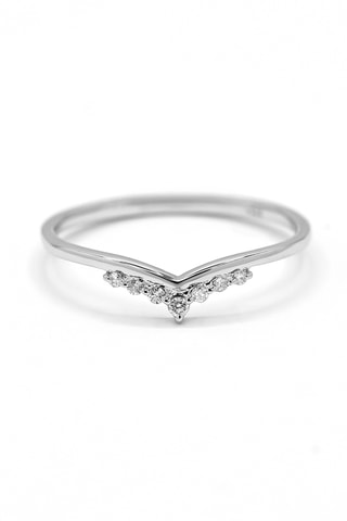 Anel Trésor Opalescent - Ouro branco e diamantes