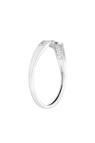 Anel Accord - Ouro branco e diamantes