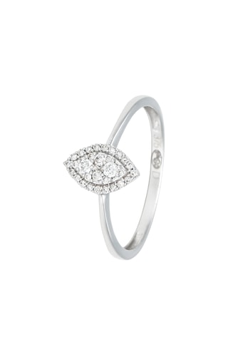 Bague Itzer - Or blanc et diamants