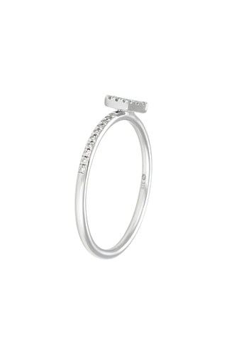 Bague Drymo - Or blanc, diamants et turquoise