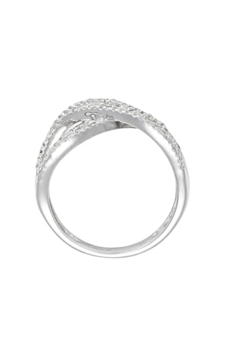 Bague A l'infini - Or blanc et diamants