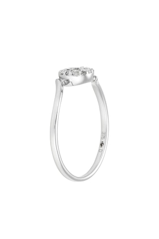 Bague Dot - Or blanc et diamants