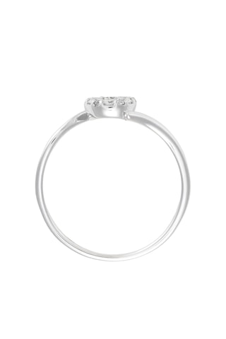 Bague Dot - Or blanc et diamants