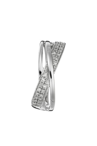 Bague Ruban d’amour - Or blanc et diamants