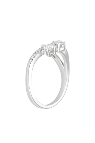 Bague A la folie - Or blanc et diamants