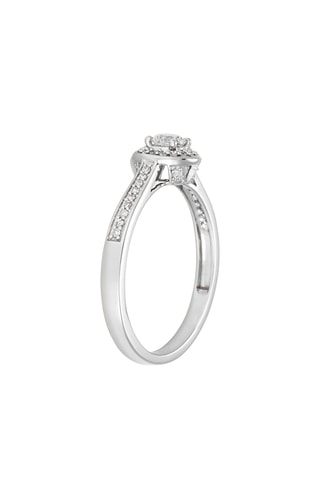 Anel Brillant Sompteux - Ouro branco e diamantes