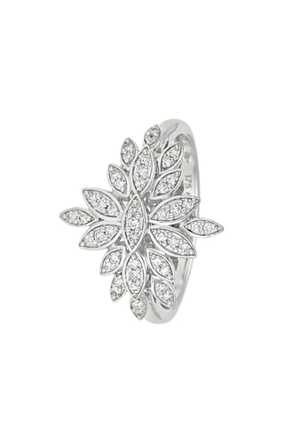 Bague Neith - Or blanc et diamants