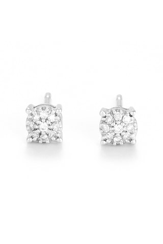Puces Emi - Or blanc et diamants