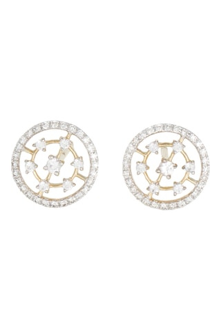 Puces Kamilla - Or jaune, diamants et saphirs