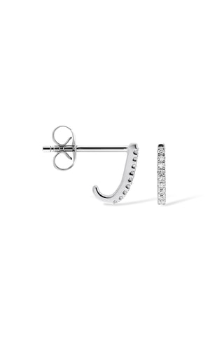 Boucles d’oreilles Nyra - Or blanc et diamants