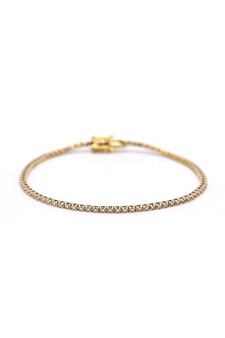 Bracelet Rivière - Or jaune et diamants