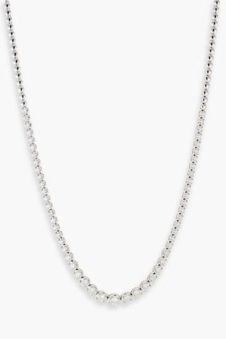 Collier Cascade - Or blanc et diamants