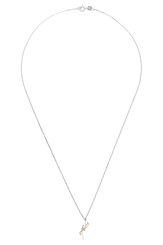 Pendentif Union -Or jaune, or blanc et diamants
