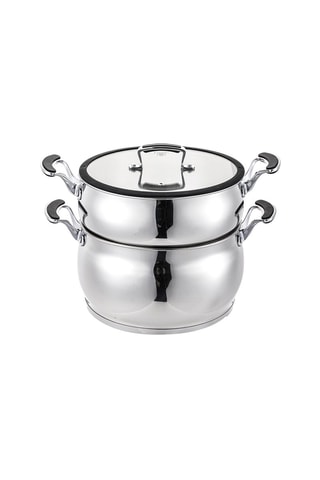 Cuscussiera in acciaio inossidabile 18/8 - 24 cm - 6 l