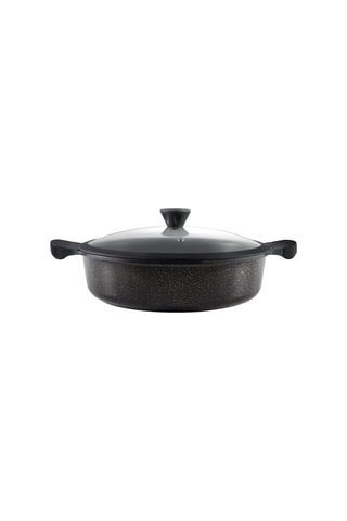 Padella fonda con coperchio Cappuccino - 32 cm - 5,5 l